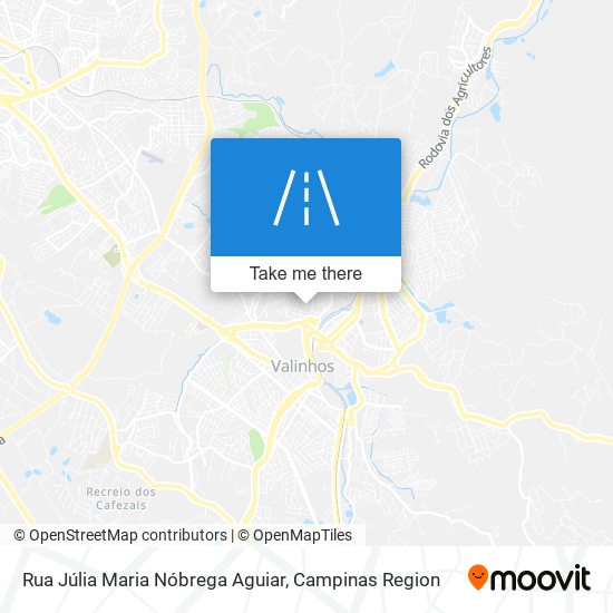 Mapa Rua Júlia Maria Nóbrega Aguiar