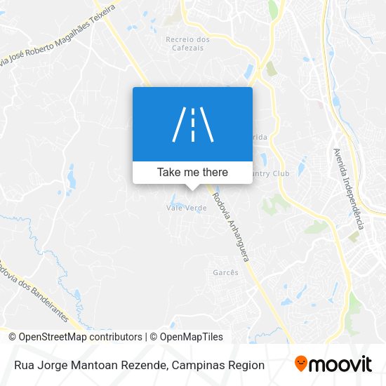 Rua Jorge Mantoan Rezende map