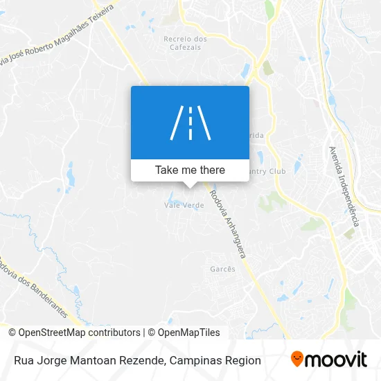Rua Jorge Mantoan Rezende map