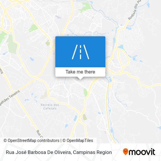 Rua José Barbosa De Oliveira map