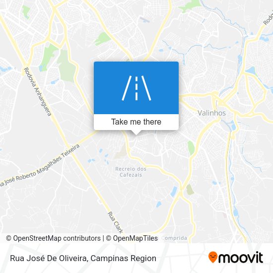 Rua José De Oliveira map