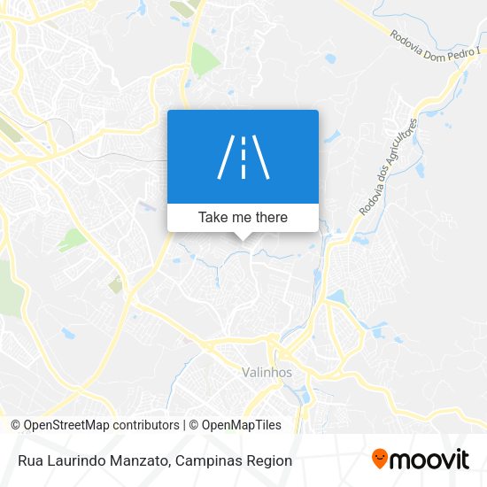 Rua Laurindo Manzato map
