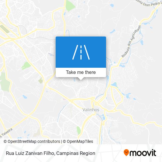 Rua Luiz Zanivan Filho map