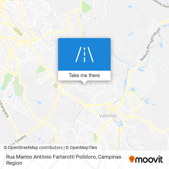 Rua Marino Antônio Fartarotti Polidoro map