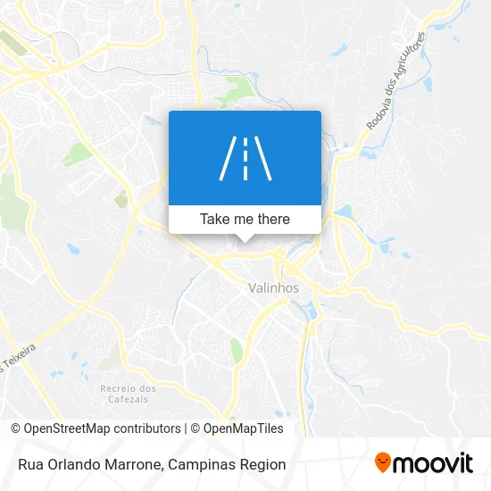 Rua Orlando Marrone map