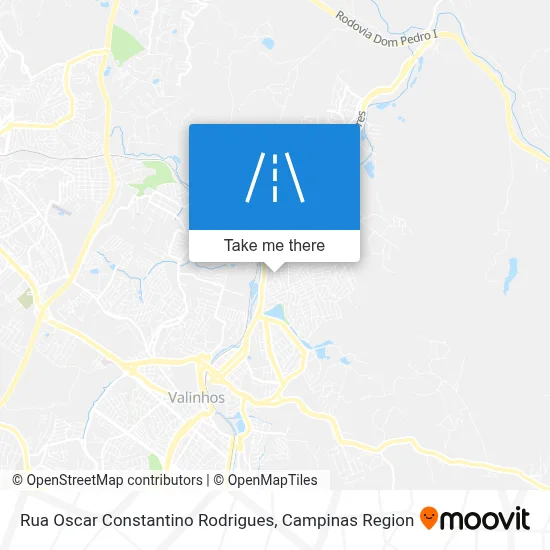 Rua Oscar Constantino Rodrigues map