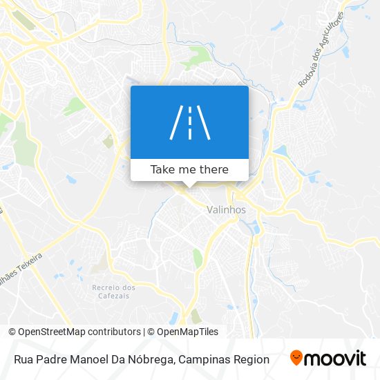 Rua Padre Manoel Da Nóbrega map