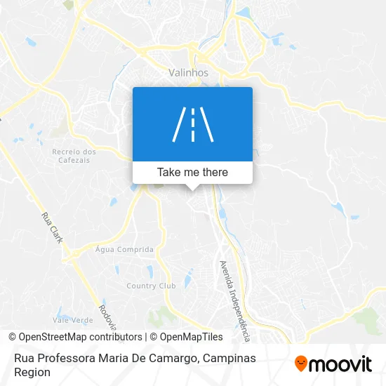 Rua Professora Maria De Camargo map