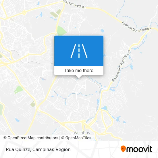 Rua Quinze map