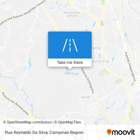 Rua Reynaldo Da Silva map