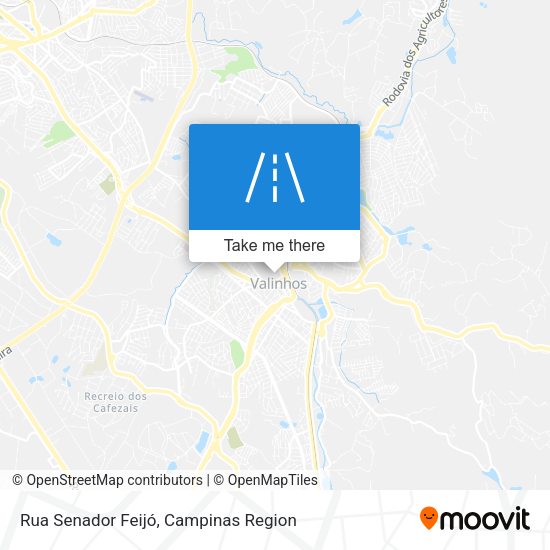 Rua Senador Feijó map