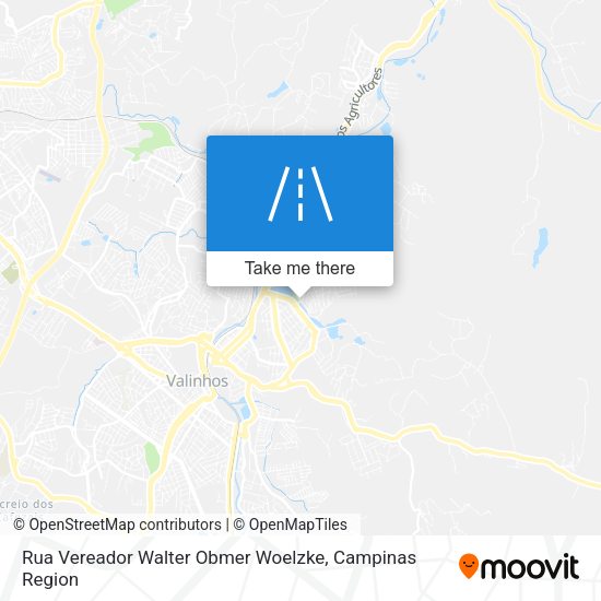 Rua Vereador Walter Obmer Woelzke map