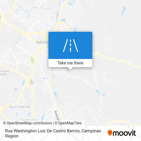 Rua Washington Luiz De Castro Barros map