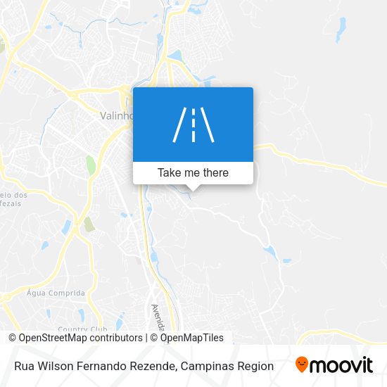 Rua Wilson Fernando Rezende map