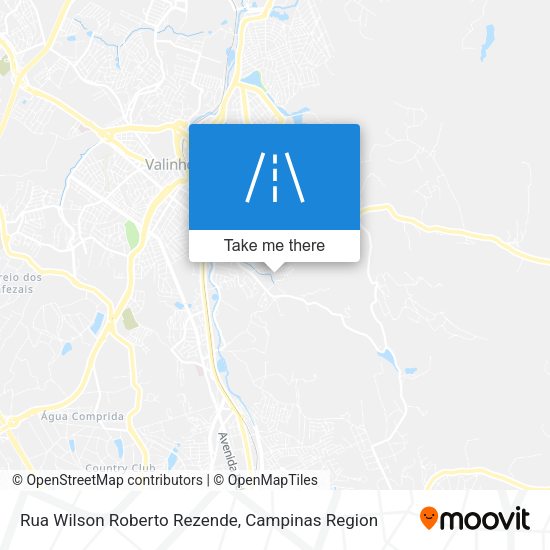 Rua Wilson Roberto Rezende map