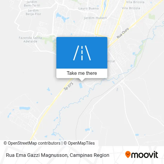 Rua Ema Gazzi Magnusson map