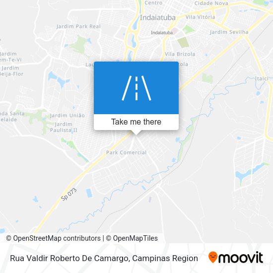 Rua Valdir Roberto De Camargo map