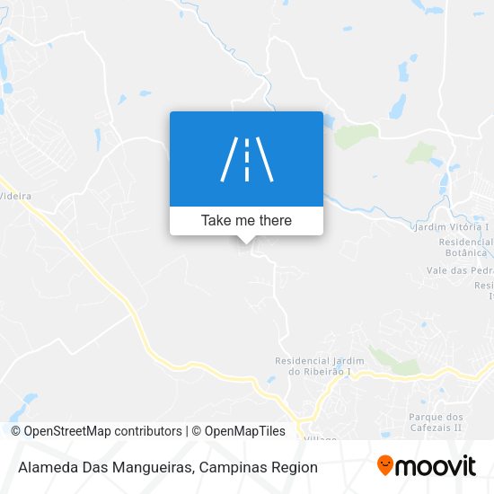 Mapa Alameda Das Mangueiras