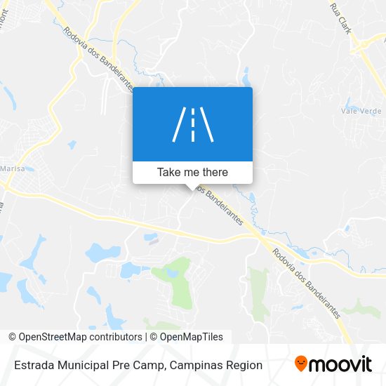 Estrada Municipal Pre Camp map