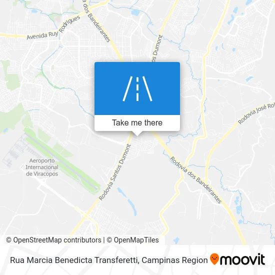 Rua Marcia Benedicta Transferetti map