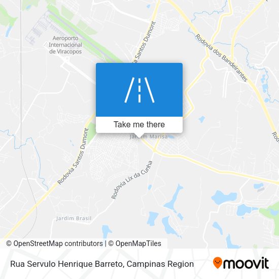 Rua Servulo Henrique Barreto map
