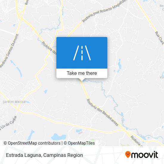 Mapa Estrada Laguna