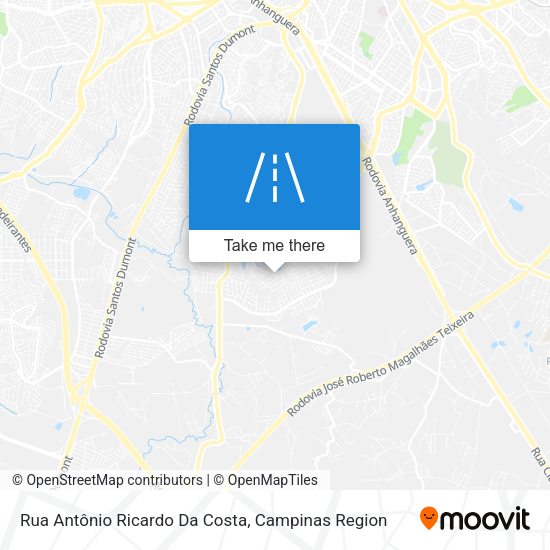 Rua Antônio Ricardo Da Costa map