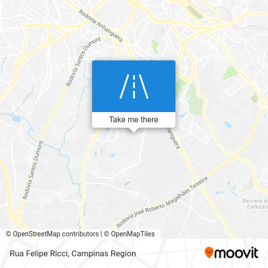 Rua Felipe Ricci map