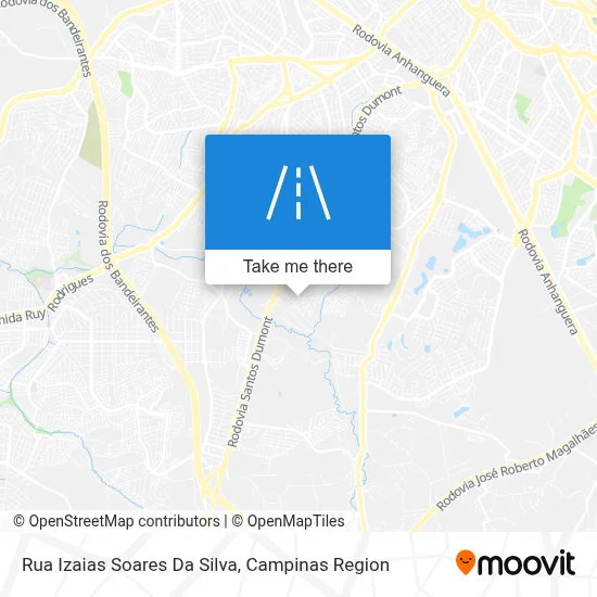Rua Izaias Soares Da Silva map