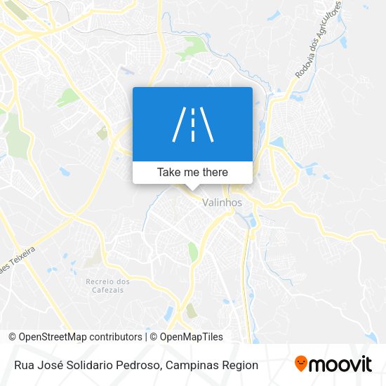 Rua José Solidario Pedroso map