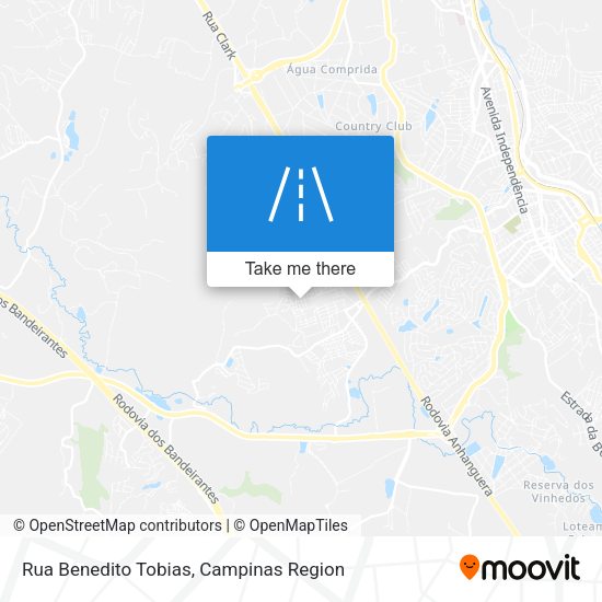 Rua Benedito Tobias map