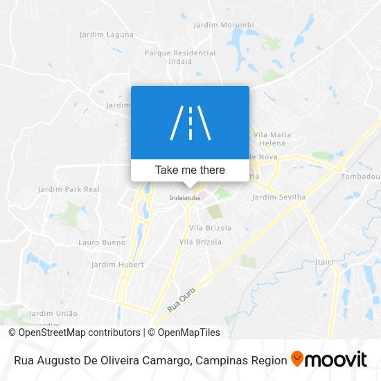 Rua Augusto De Oliveira Camargo map