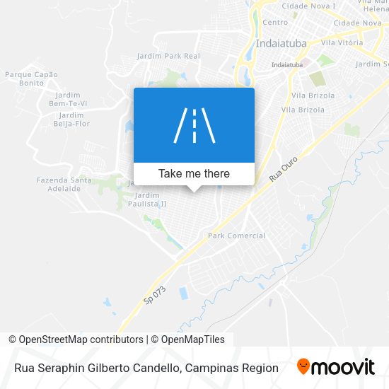 Rua Seraphin Gilberto Candello map