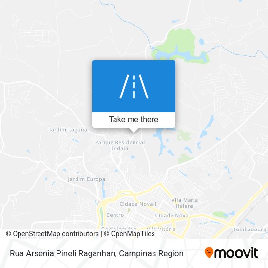 Rua Arsenia Pineli Raganhan map