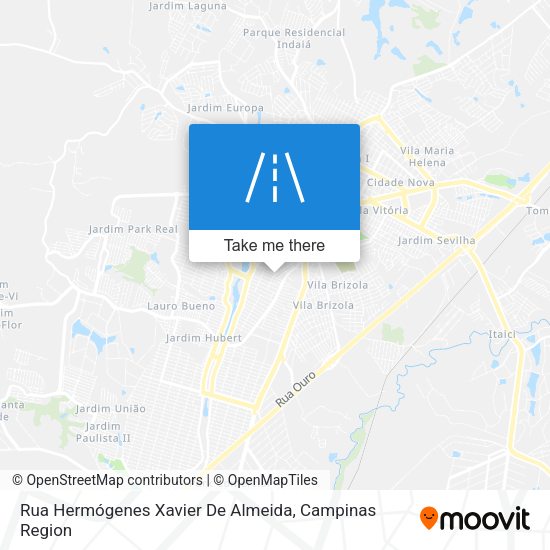 Rua Hermógenes Xavier De Almeida map