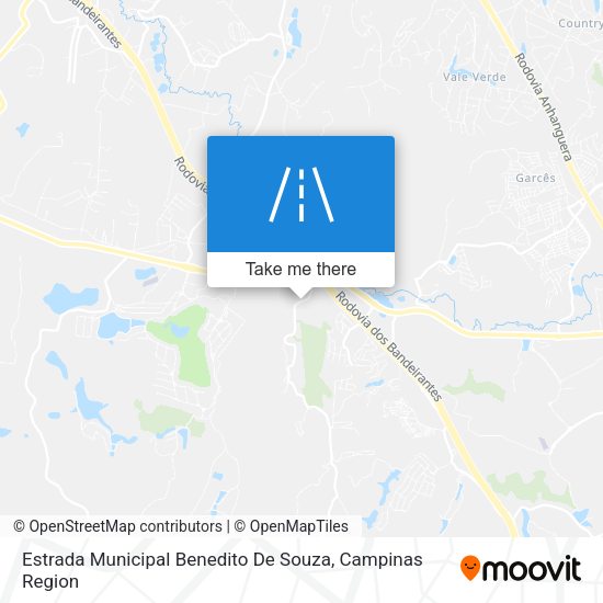 Estrada Municipal Benedito De Souza map