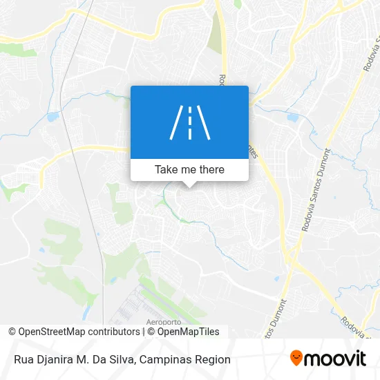 Rua Djanira M. Da Silva map