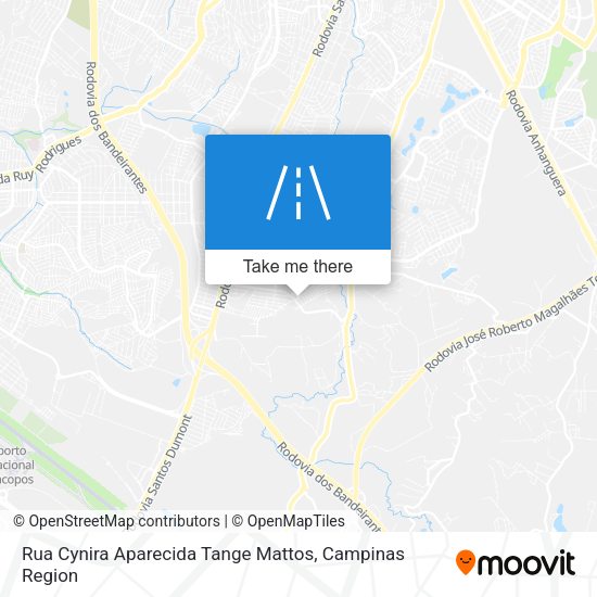 Rua Cynira Aparecida Tange Mattos map