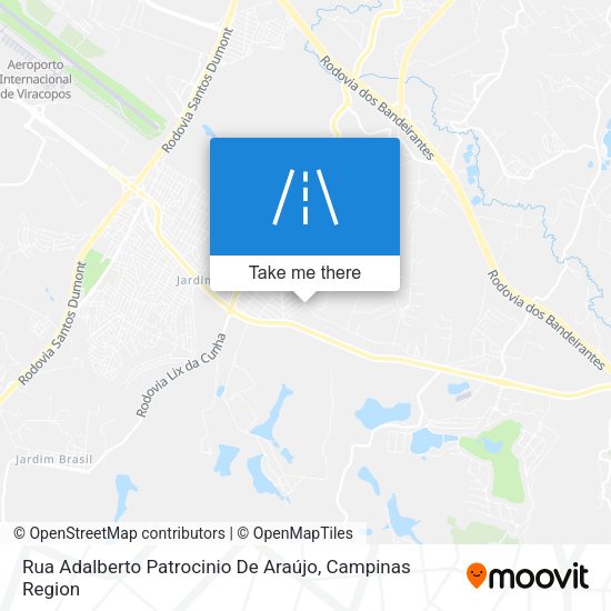 Rua Adalberto Patrocinio De Araújo map