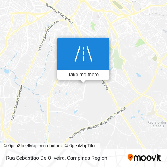 Rua Sebastiao De Oliveira map