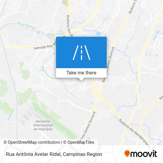 Rua Antônia Avelar Ridal map