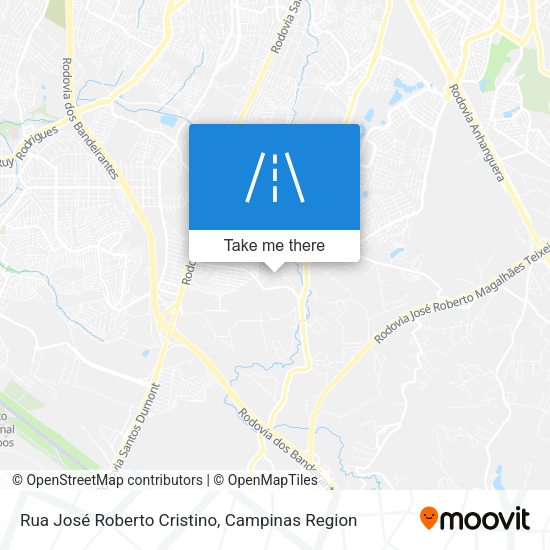 Rua José Roberto Cristino map