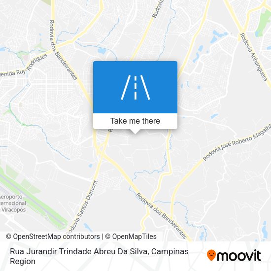 Rua Jurandir Trindade Abreu Da Silva map