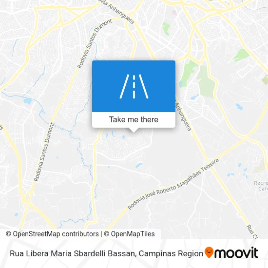 Rua Libera Maria Sbardelli Bassan map