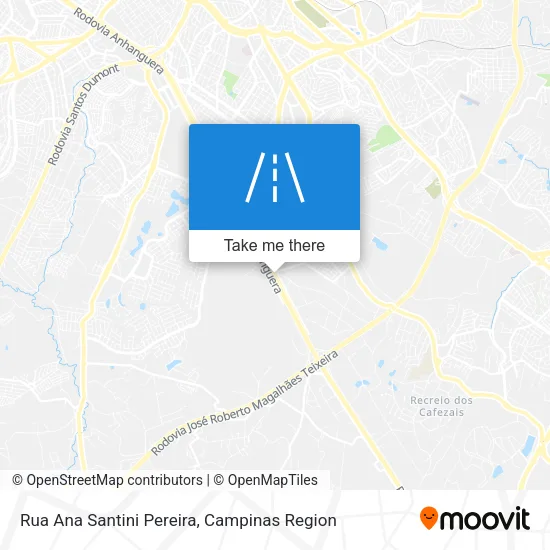 Rua Ana Santini Pereira map