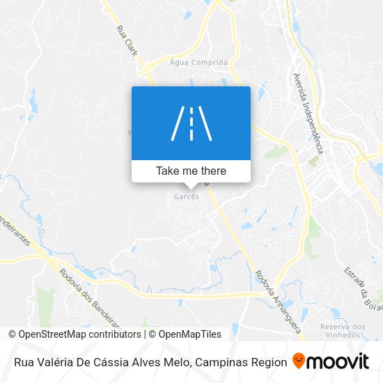 Rua Valéria De Cássia Alves Melo map