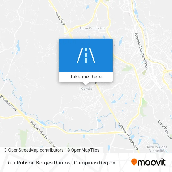 Rua Robson Borges Ramos, map