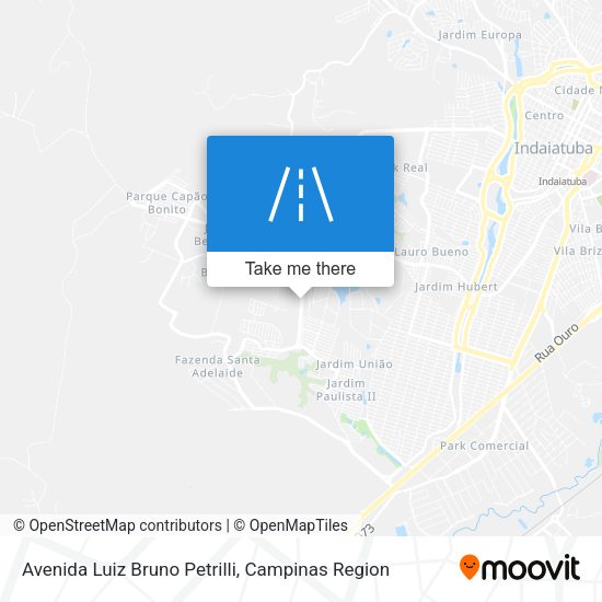 Avenida Luiz Bruno Petrilli map