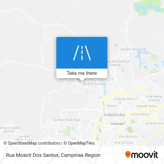 Rua Moacir Dos Santos map