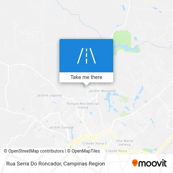 Rua Serra Do Roncador map